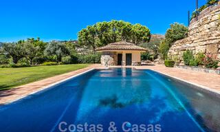 Formidabele, Mediterrane familievilla te koop met panoramisch uitzicht in een hoogstaand golfresort in Benahavis - Marbella 45817 