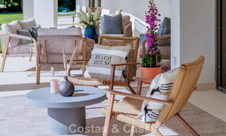 Traditionele, Spaanse luxevilla te koop, op tweede lijn golf in een prestigieuze woonwijk in Nueva Andalucia, Marbella 775939 