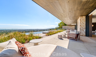 Majestueuze, eigentijdse nieuwbouwvilla te koop met subliem zeezicht in de heuvels van La Quinta te Benahavis - Marbella 786703 