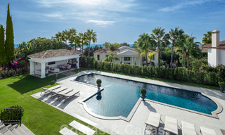Spectaculaire luxevilla te koop in een Mediterrane bouwstijl in de prestigieuze villawijk Sierra Blanca op de Golden Mile van Marbella 46233 
