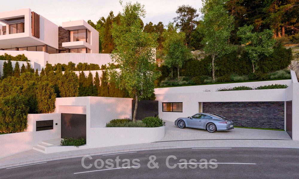 Laatste nieuwbouwvilla van een exclusief project te koop op een geprivilegieerde locatie, in de heuvels van Benahavis - Marbella 46324