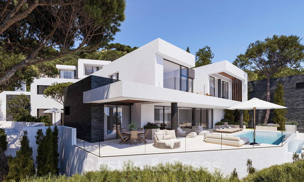Villa van een exclusief project te koop op een geprivilegieerde locatie, in de heuvels van Benahavis - Marbella 46356