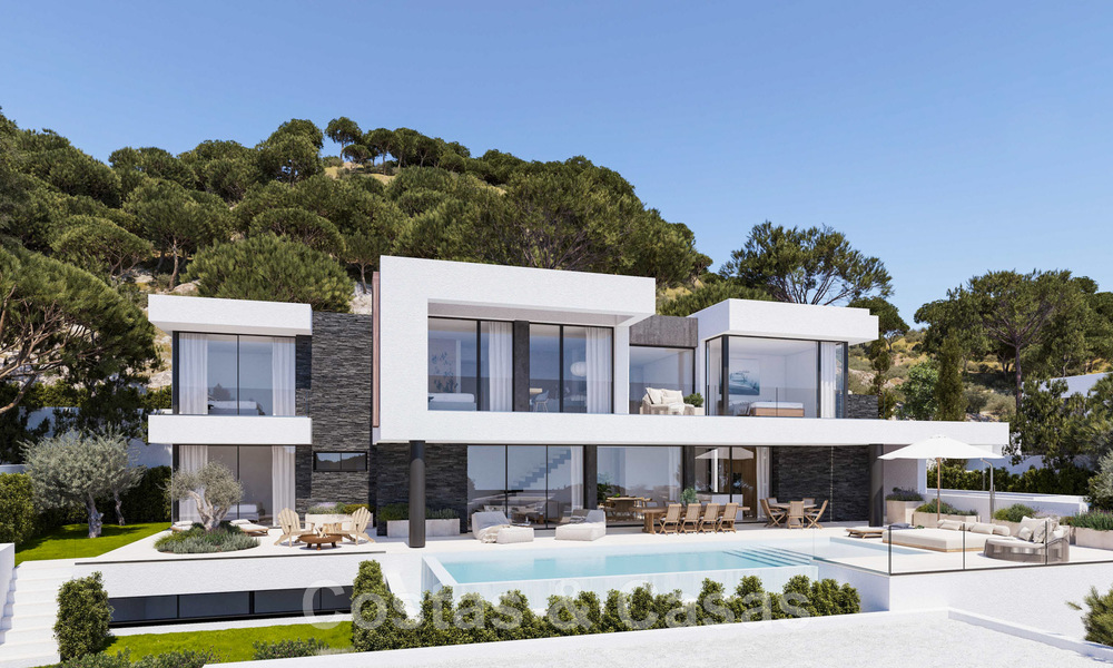 Villa van een exclusief project te koop op een geprivilegieerde locatie, in de heuvels van Benahavis - Marbella 46357