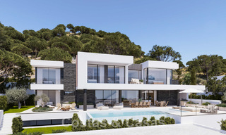 Laatste nieuwbouwvilla van een exclusief project te koop op een geprivilegieerde locatie, in de heuvels van Benahavis - Marbella 46357 