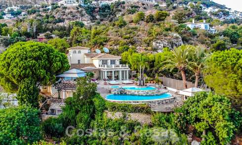 Spaanse luxevilla te koop met panoramisch zeezicht op loopafstand van Mijas Pueblo, Costa del Sol 47177