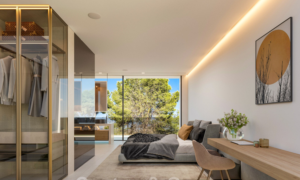 Nieuw innovatief project te koop bestaande uit 6 exclusieve villa’s met zeezicht, op loopafstand van Puerto Banus in Nueva Andalucia, Marbella 47240