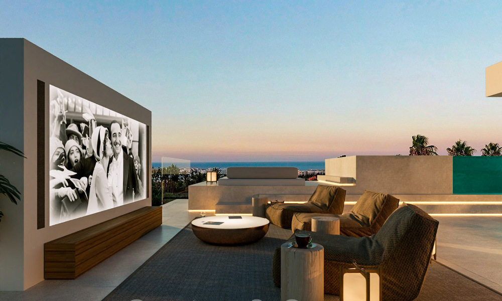 Nieuw innovatief project te koop bestaande uit 6 exclusieve villa’s met zeezicht, op loopafstand van Puerto Banus in Nueva Andalucia, Marbella 47245