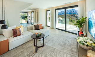 Architectonische luxevilla te koop met panoramisch zeezicht, in een begeerde woonwijk in La Quinta, Benahavis - Marbella 47958 
