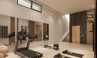 Herverkopen! Instapklaar luxevilla te koop in een innovatief complex bestaande uit 12 geavanceerde villa’s met zeezicht, op de Golden Mile van Marbella 47774 