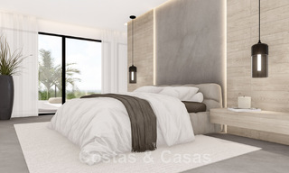 Hedendaagse, moderne villa te koop, gesitueerd in de heuvels van Elviria, ten oosten van Marbella centrum 48046 