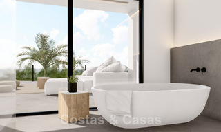 Hedendaagse, moderne villa te koop, gesitueerd in de heuvels van Elviria, ten oosten van Marbella centrum 48052 