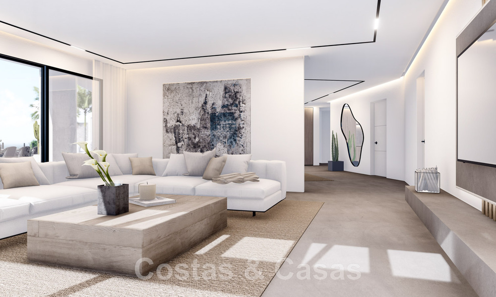 Hedendaagse, moderne villa te koop, gesitueerd in de heuvels van Elviria, ten oosten van Marbella centrum 48057