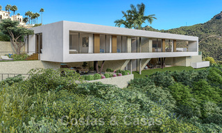 Adembenemende luxevilla van wereldklasse te koop met panoramisch zeezicht in de heuvels van Benahavis - Marbella 48509 