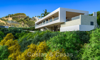 Adembenemende luxevilla van wereldklasse te koop met panoramisch zeezicht in de heuvels van Benahavis - Marbella 48513 
