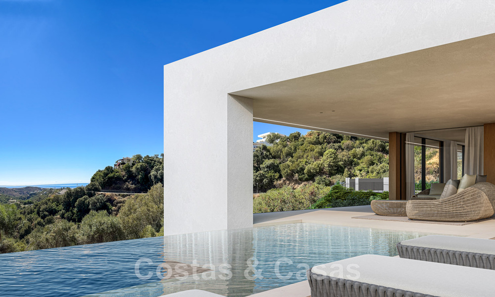 Adembenemende luxevilla van wereldklasse te koop met panoramisch zeezicht in de heuvels van Benahavis - Marbella 48514