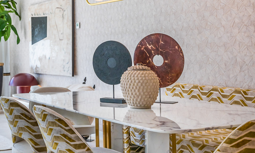 Schitterende show woning te koop in een nieuwbouwproject, bestaande uit halfvrijstaande villa’s met zeezicht in een luxueus resort Mijas, Costa del Sol 48564