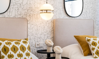 Schitterende show woning te koop in een nieuwbouwproject, bestaande uit halfvrijstaande villa’s met zeezicht in een luxueus resort Mijas, Costa del Sol 48577 