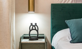 Schitterende show woning te koop in een nieuwbouwproject, bestaande uit halfvrijstaande villa’s met zeezicht in een luxueus resort Mijas, Costa del Sol 48578 