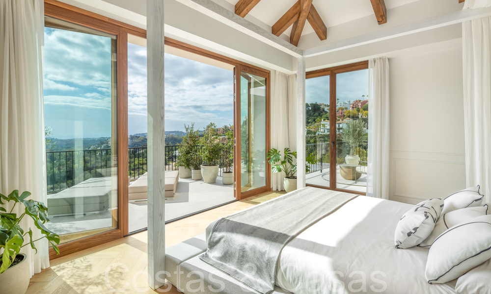 Royale luxevilla te koop met prachtig uitzicht op zee in een vooraanstaand gated community in La Quinta in Benahavis - Marbella 63877