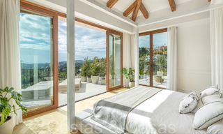 Royale luxevilla te koop met prachtig uitzicht op zee in een vooraanstaand gated community in La Quinta in Benahavis - Marbella 63877 