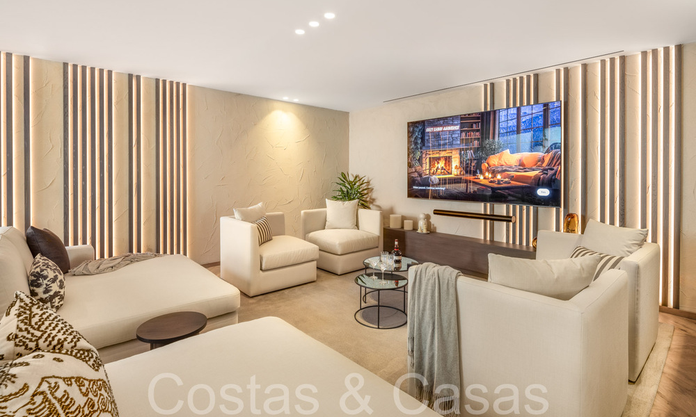 Royale luxevilla te koop met prachtig uitzicht op zee in een vooraanstaand gated community in La Quinta in Benahavis - Marbella 63884