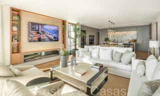 Royale luxevilla te koop met prachtig uitzicht op zee in een vooraanstaand gated community in La Quinta in Benahavis - Marbella 63893 