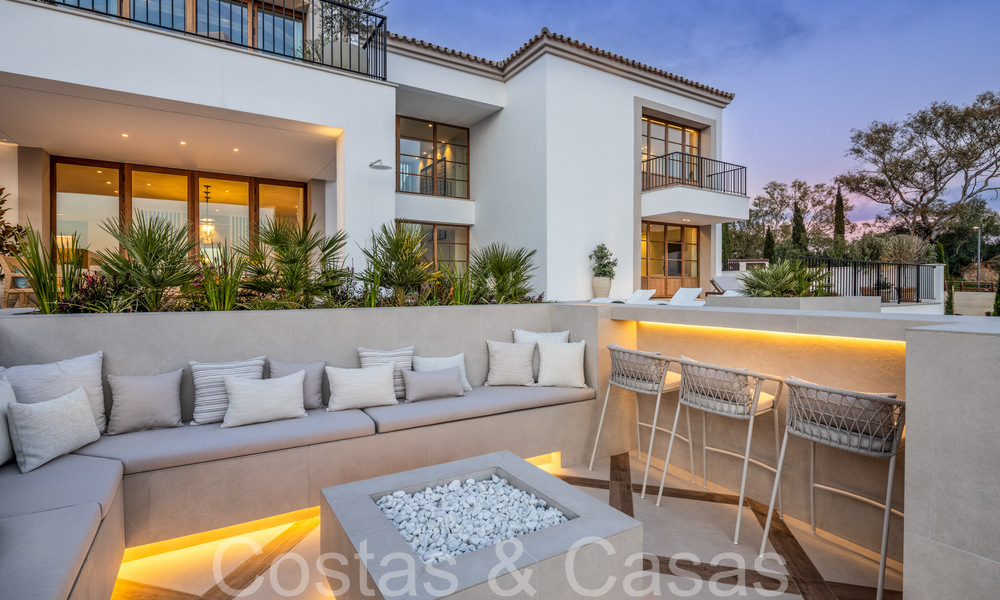 Royale luxevilla te koop met prachtig uitzicht op zee in een vooraanstaand gated community in La Quinta in Benahavis - Marbella 63895