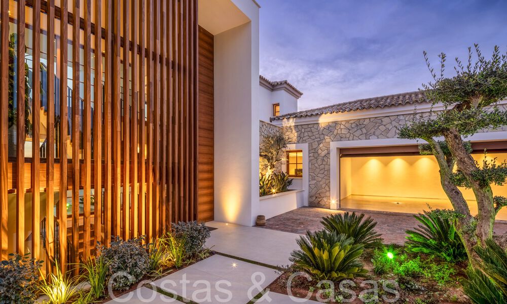 Royale luxevilla te koop met prachtig uitzicht op zee in een vooraanstaand gated community in La Quinta in Benahavis - Marbella 63896