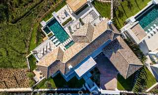 Royale luxevilla te koop met prachtig uitzicht op zee in een vooraanstaand gated community in La Quinta in Benahavis - Marbella 63897 