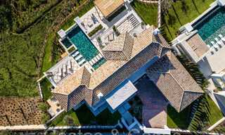 Royale luxevilla te koop met prachtig uitzicht op zee in een vooraanstaand gated community in La Quinta in Benahavis - Marbella 63897 