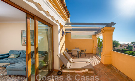 Ruim duplex penthouse te koop met zeezicht, dicht bij alle voorzieningen op de Golden Mile in Marbella 49637