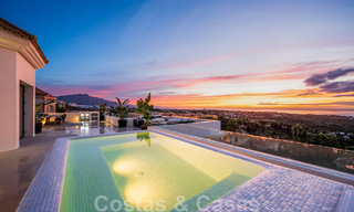 Exclusieve designvilla met panoramisch zeezicht te koop in het een vijfsterren golfresort in Marbella - Benahavis 48829 