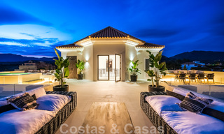 Exclusieve designvilla met panoramisch zeezicht te koop in het een vijfsterren golfresort in Marbella - Benahavis 48838 