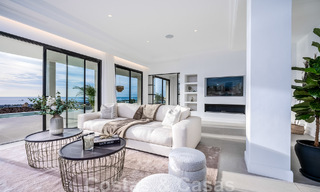 Exclusieve designvilla met panoramisch zeezicht te koop in het een vijfsterren golfresort in Marbella - Benahavis 48878 