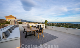 Exclusieve designvilla met panoramisch zeezicht te koop in het een vijfsterren golfresort in Marbella - Benahavis 48892 