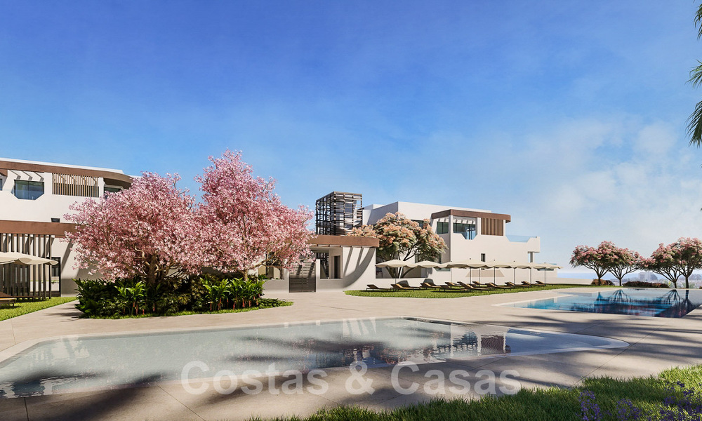 Nieuwe, luxueuze appartementen in eigentijdse stijl te koop met een ruim terras en panoramisch uitzicht op de New Golden Mile tussen Marbella en Estepona 50056