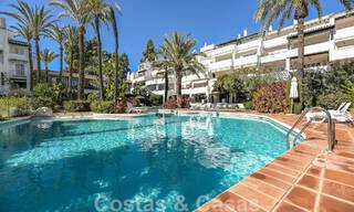 Verfijnd appartement te koop op enkele stappen van het strand, gelegen in Puente Romano op de Golden Mile in Marbella 49794 