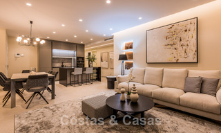 Ruim, stijlvol appartement te koop in een gated complex op eerstelijnsstrand met zeezicht, op de New Golden Mile, Marbella - Estepona 51299 