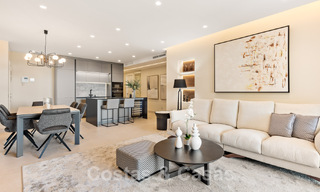 Ruim, stijlvol appartement te koop in een gated complex op eerstelijnsstrand met zeezicht, op de New Golden Mile, Marbella - Estepona 51331 