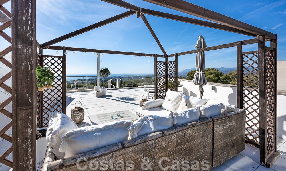 Ruime halfvrijstaande woning te koop met schitterend zeezicht, in Sierra Blanca, op de Golden Mila van Marbella 51103