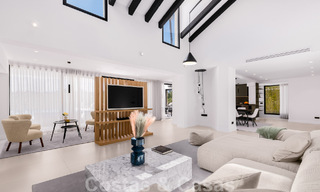 Instapklare luxevilla te koop grenzend aan de Las Brisas golfbaan, in een afgeschermde wijk in Nueva Andalucia’s golfvallei, Marbella 51441 