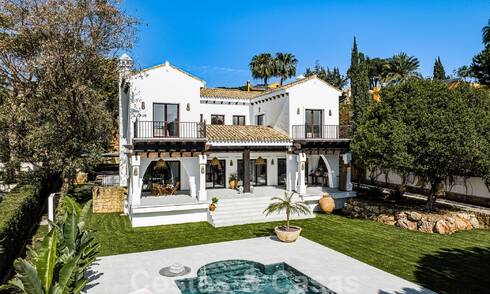 Luxueuze Andalusische villa met partieel zeezicht te koop, ten oosten van Marbella stad 52396