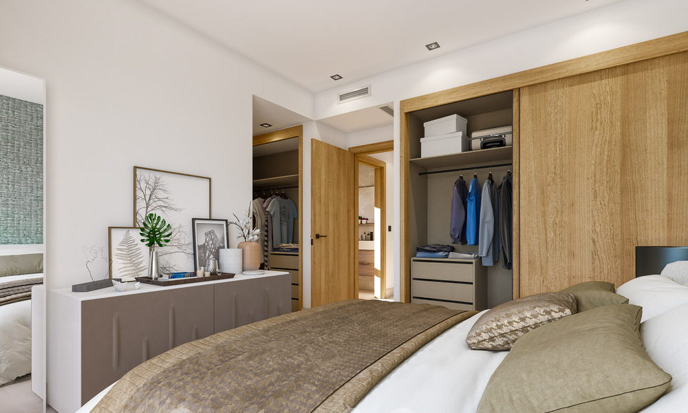 Nieuwbouwproject bestaande uit 8 rijwoningen te koop, met open uitzicht op de golfbanen van het begeerde golfresort La Cala Golf, Mijas 53273