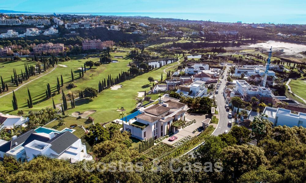 Nieuwe designervilla te koop met onverstoord uitzicht op de golfbaan in Los Flamingos Golfresort in Marbella - Benahavis 52146