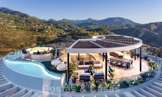 3 nieuwe units! Gesofisticeerde luxe appartementen te koop, met 300° uitzicht op zee, golf en bergen in Benahavis - Marbella 53436 