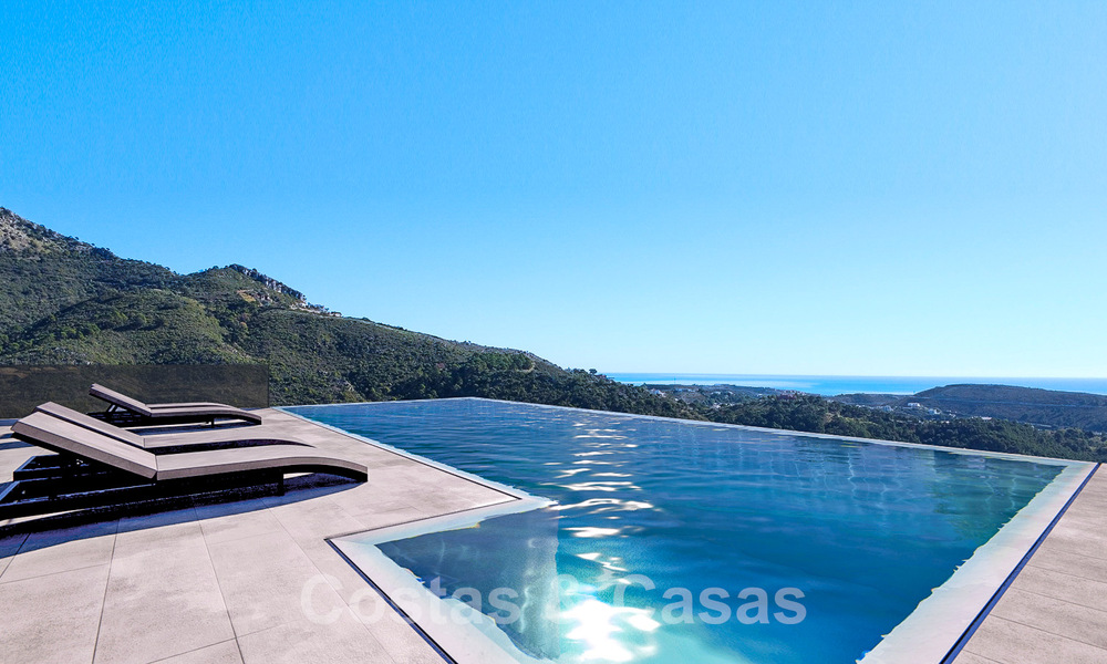 Ecologische luxevilla met een ultra modern design te koop met prachtig uitzicht op zee en de bergen in Benahavis - Marbella 52078