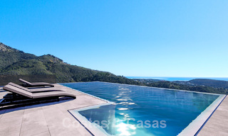 Ecologische luxevilla met een ultra modern design te koop met prachtig uitzicht op zee en de bergen in Benahavis - Marbella 52078 