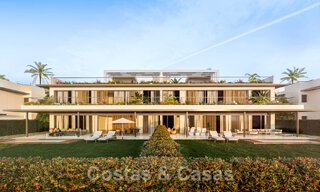 Nieuw project met prestige appartementen te koop met eigen zwembad, grenzend aan de golfbaan in Oost-Marbella 52420 