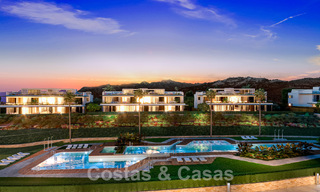 Nieuw project met prestige appartementen te koop met eigen zwembad, grenzend aan de golfbaan in Oost-Marbella 52426 