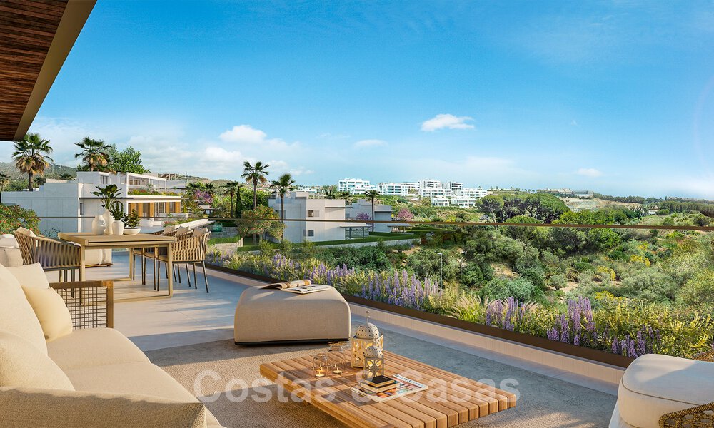 Nieuw project met prestige appartementen te koop met eigen zwembad, grenzend aan de golfbaan in Oost-Marbella 52432